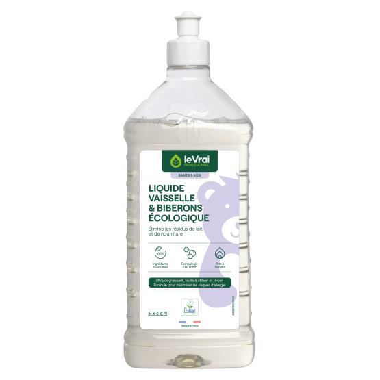 LIQUIDE VAISSELLE & BIBERONS ECOLOGIQUE 1L