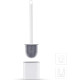 ENSEMBLE BROSSE WC FERME EN SILICONE