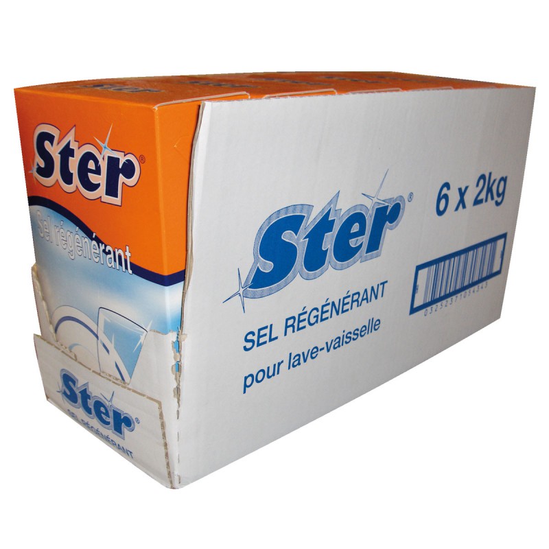 Sel régénérant pour lave vaisselle Ster - ESCO - Boite de 2kg